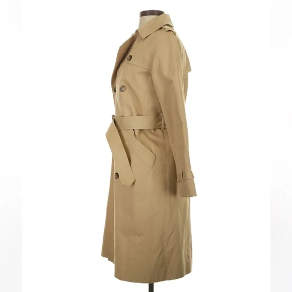 APC Classic Cotton Tan Trench Coat - Picture 4 of 7